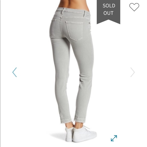 Current/Elliott Stiletto Skinny Jeans Light Grey - Picture 2 of 7